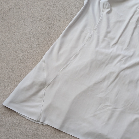 Athleta Ace Tennis/Golf Dress Workout Zip Front White Ball Pocket Size 1X - Picture 2 of 15